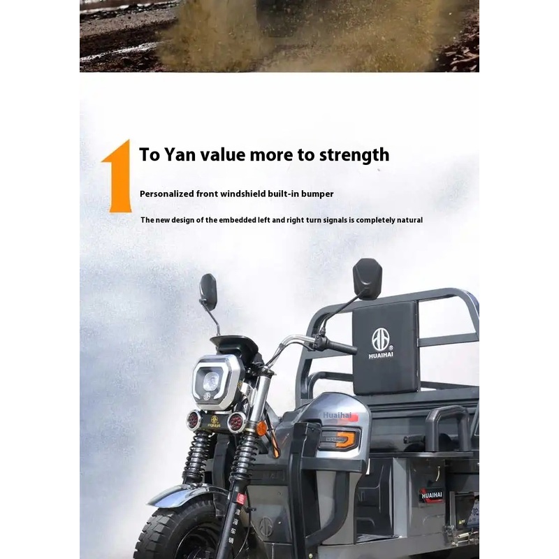 Car for The Disabled Electric Passenger Motor Tricycle Mini Electric Vehicle Bike