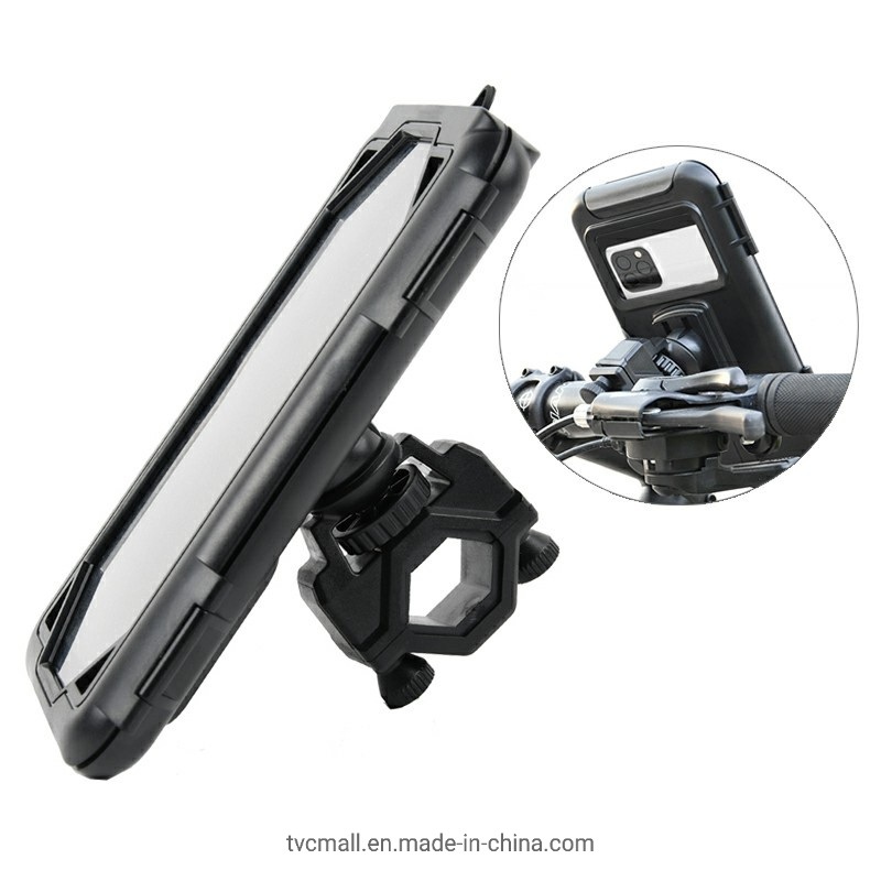 Electric Bicycle Motorcycle Bike Handlebar Mount Waterproof Phone Case Stand Holder