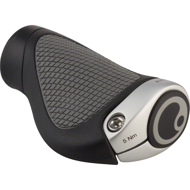 Ergon GP1 Grips (Black/Grey) (Gripshift) (S)