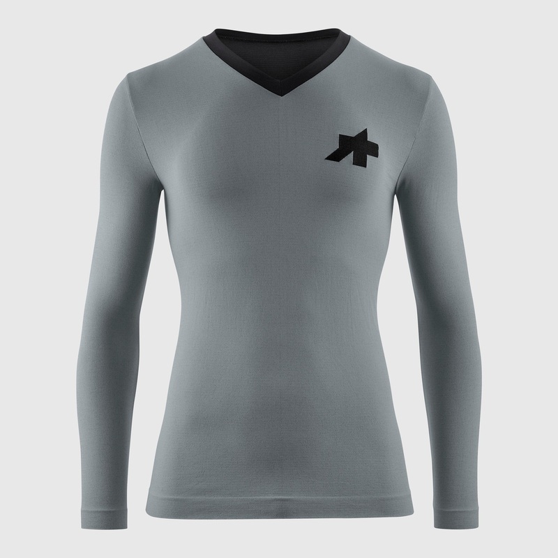 Maglia Assos maniche lunghe Tactica Tech T5 – Grigio