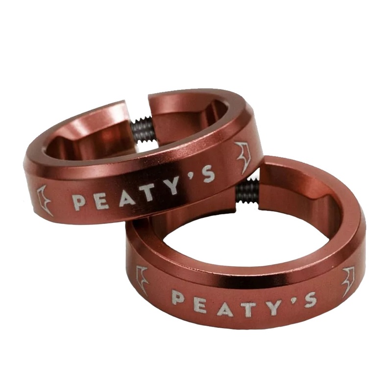 Peatys Monarch Grip Lockrings Pair Red