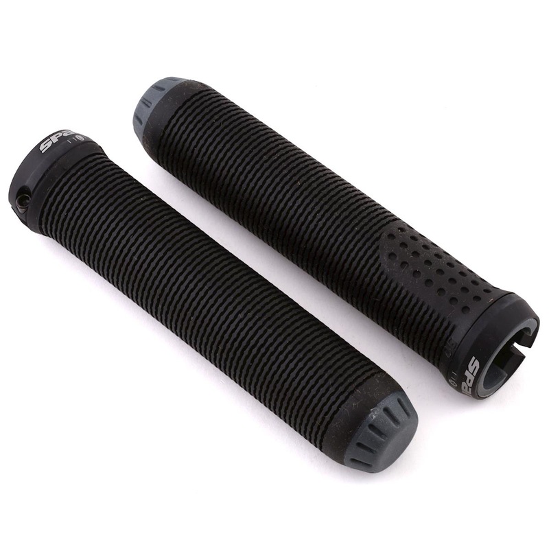 Spank Spike 30 Lock-On Grips (Black/Grey)