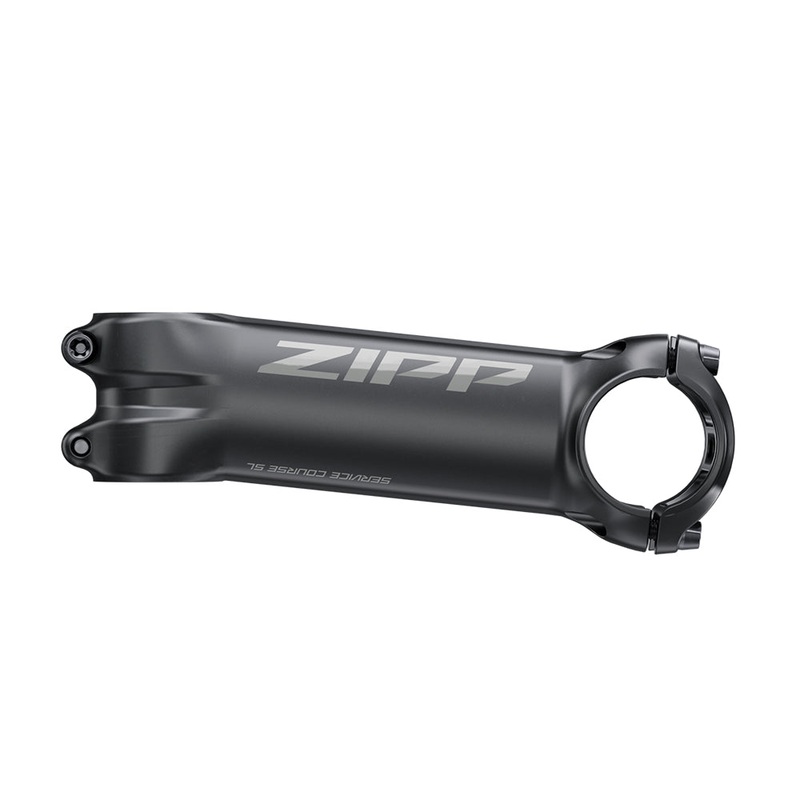 Zipp Service Course SL 6 Stem|Zipp Stem Service Course SL 31.8mm Clamp, 6deg Rise, 80mm Length, 1-1/8″ Steerer Matte Black with Gloss Logos, Universal Face Plate B2|Zipp Stem Service Course SL 31.8mm Clamp, 6deg Rise, 90mm Length, 1-1/8″ Steerer Matte Bla