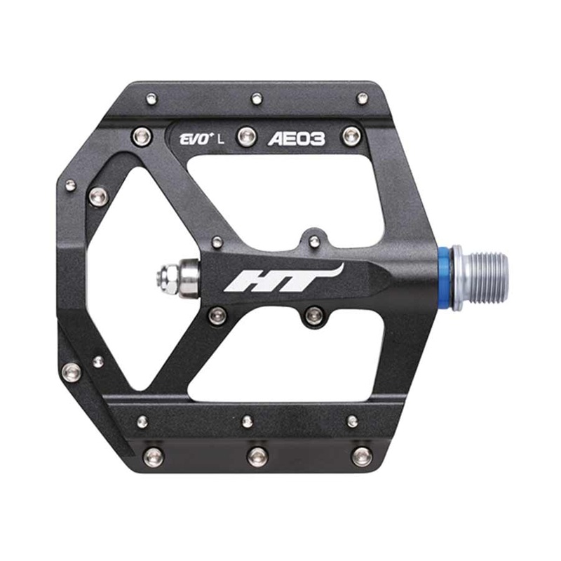 HT Components AE03(EVO+) Pedals – Platform Aluminum 9/16 Black