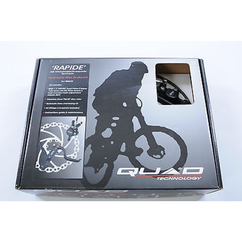 QUAD RAPIDE BIKE 1.2 HYDRAULIC DISC BRAKE FRONT SET 180mm ROTOR DHILL 50% OFF