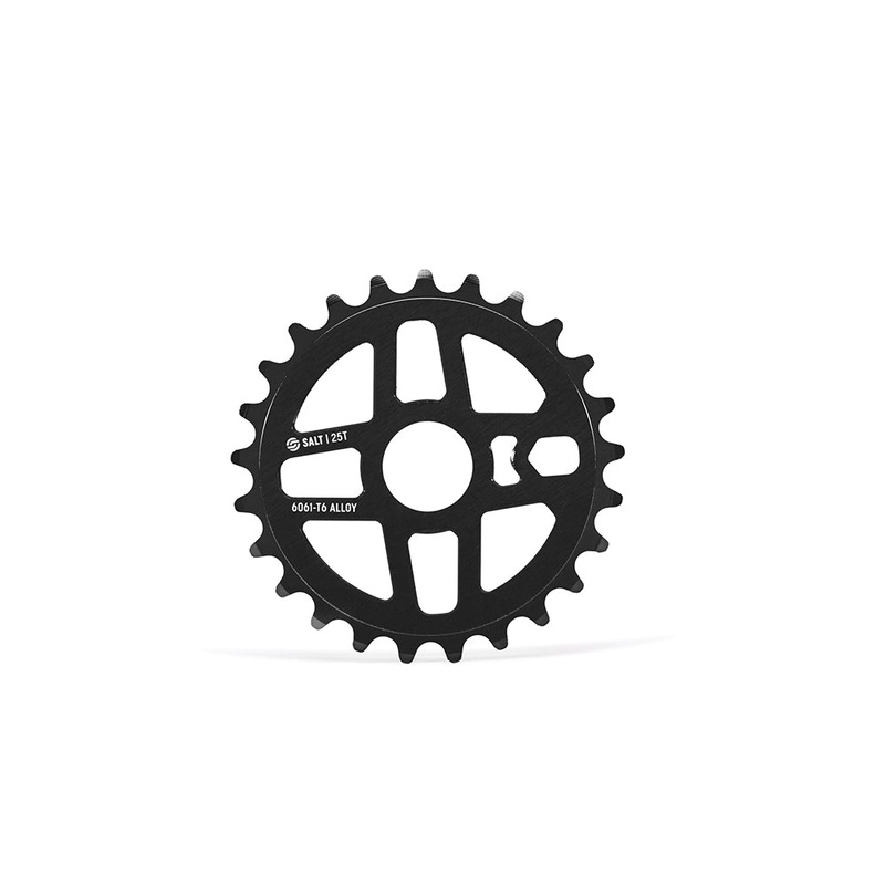 Salt PRO Sprocket|Salt PRO Sprocket 25 Tooth Black|Salt Sprocket Spacer Alloy 5mm