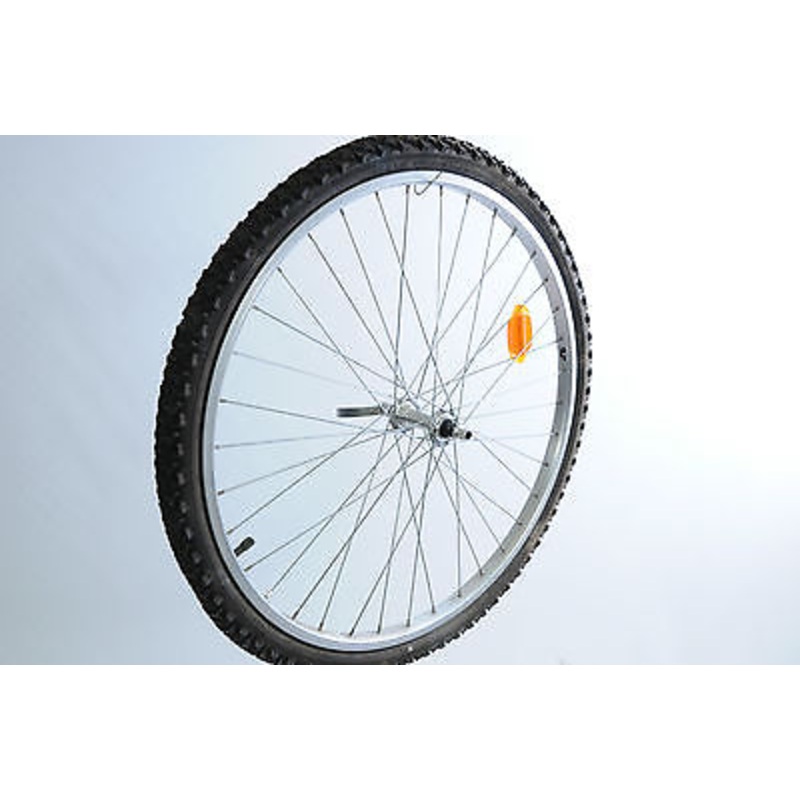 26 MTB FRONT WHEEL WITH TYRE & TUBE+ QUICK RELEASE HUB MTB ATB BIKE BARGAIN