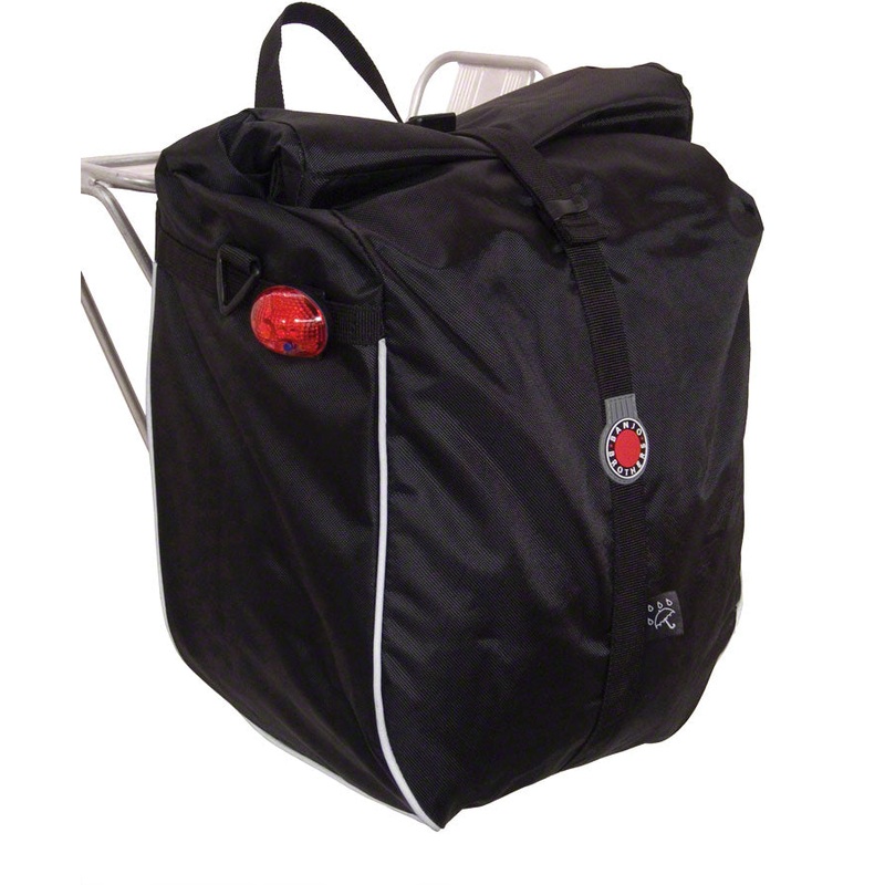 Banjo Brothers Waterproof Pannier: Black Each