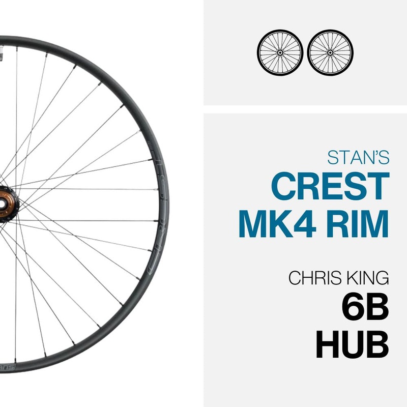 CREST MK4 ON CHRIS KING – 29 WHEELSET