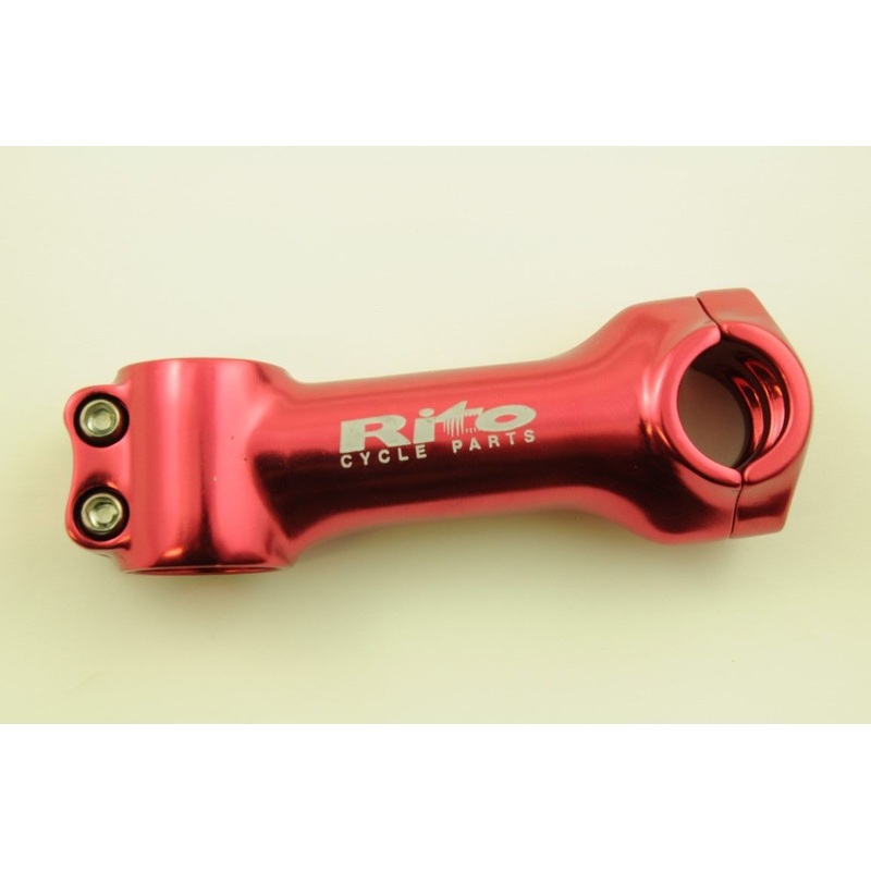 FIXIE OR MTB RITO AHEAD ALLOY H-BAR STEM RED 1 1-8 STEERER 105mm REACH NOS