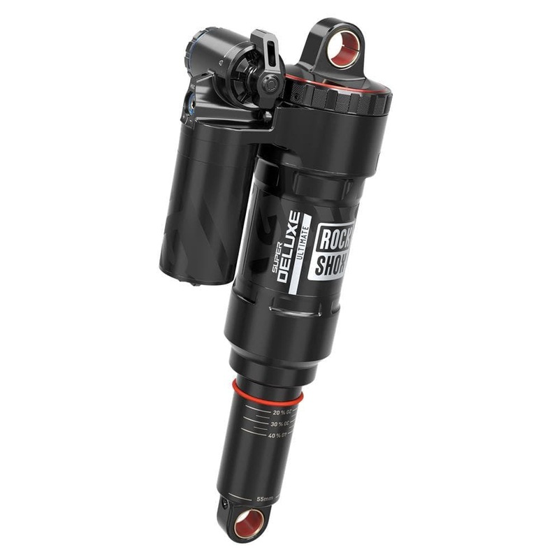 Rockshox Rear Shock Super Deluxe Ultimate Rc2T – Linear Air, 0 Neg/1 Pos Token, Linearreb/Lowcomp,320Lb Theshold, Trunnion Standard – C1: Black 165X45(Tr)