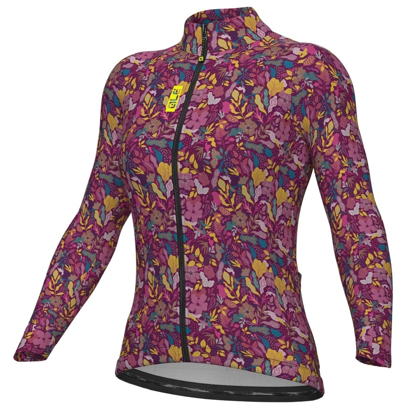 Maglia maniche lunghe donna Ale Pragma Flowery – Rosa