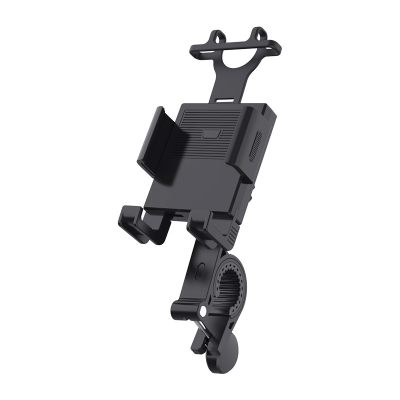 Motorbike Shopping Trolley Motorcycle Electric Bicycles Bracket Mobile Phone Silicone Holder Installed in Handlebar