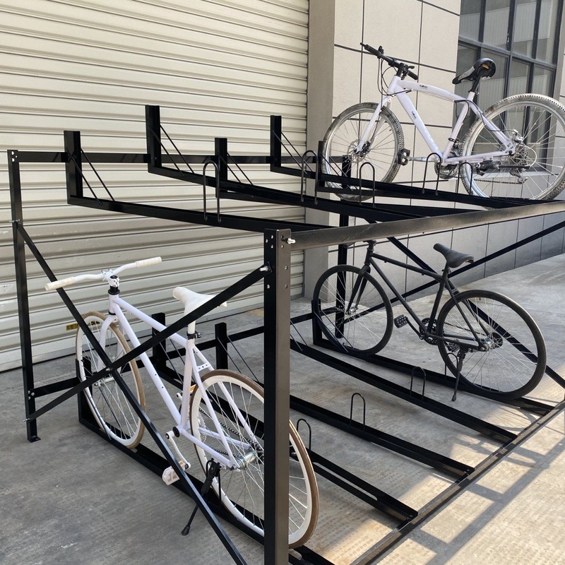 High Quality Modern Design Double Decker Octo High Density Bike Storage Rack