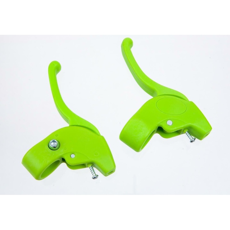 Green Pair 22.2mm Bike Kids Children’s Caliper Brake Levers