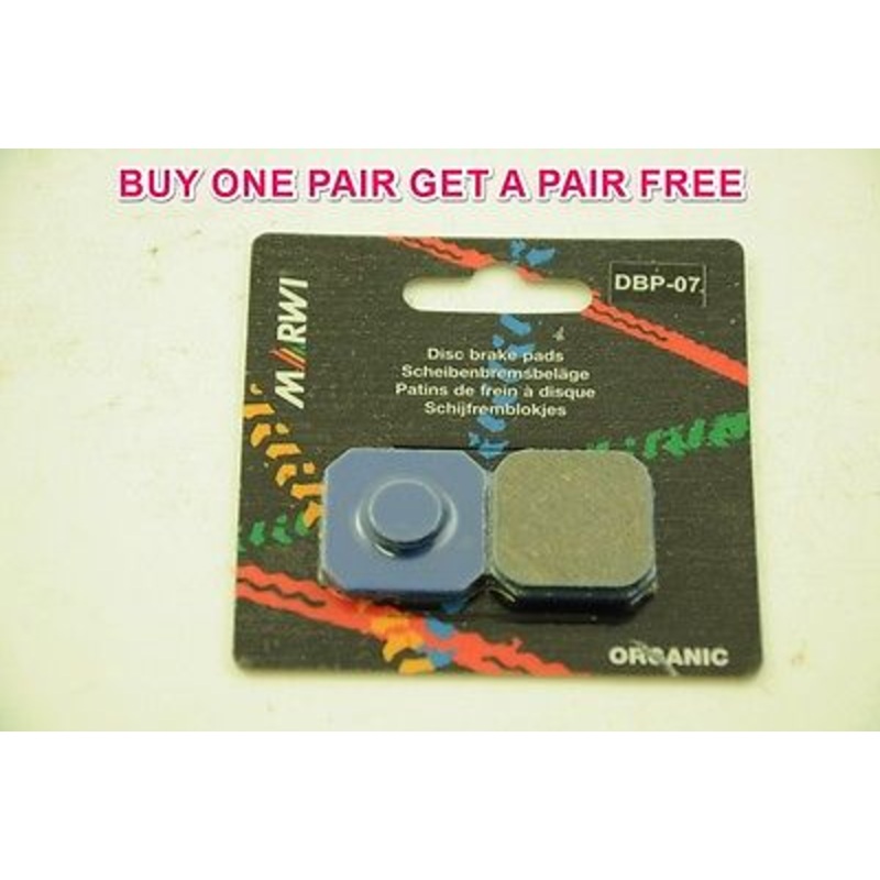 MARWI UNION ORGANIC DISC BRAKE PADS FORMULA EVOLUZIONE HYDRAULIC 1+1 FREE DBP-07