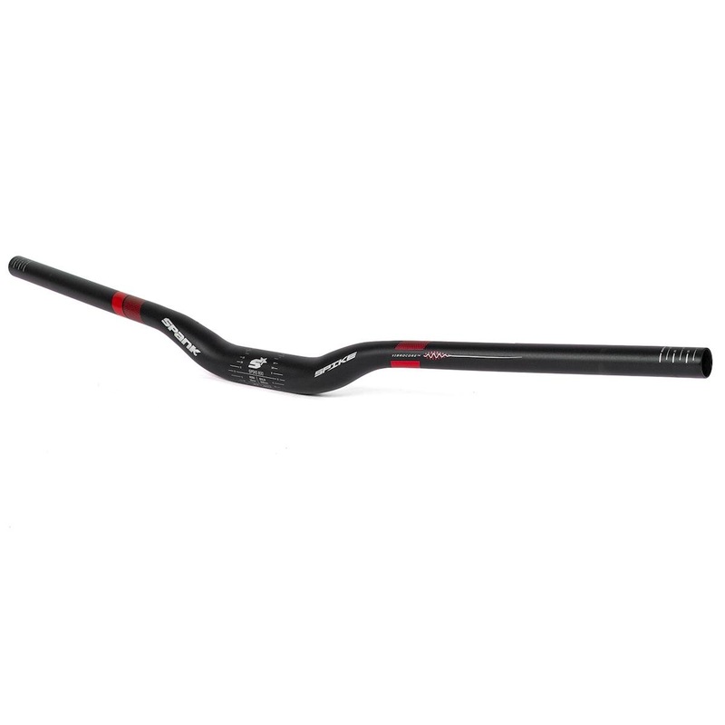Spank SPIKE 800 Vibrocore Mountain Bike Handlebar (Black/Red)  (31.8mm) (30mm Rise) (800mm) (4/8 Sweep)