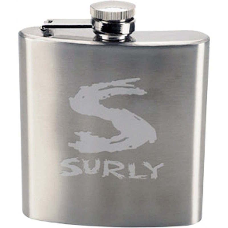 Surly Hip Flask 6oz. Stainless