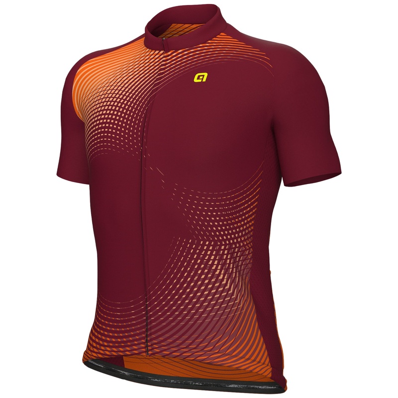 Maglia Ale Pragma Optical – Bordeaux