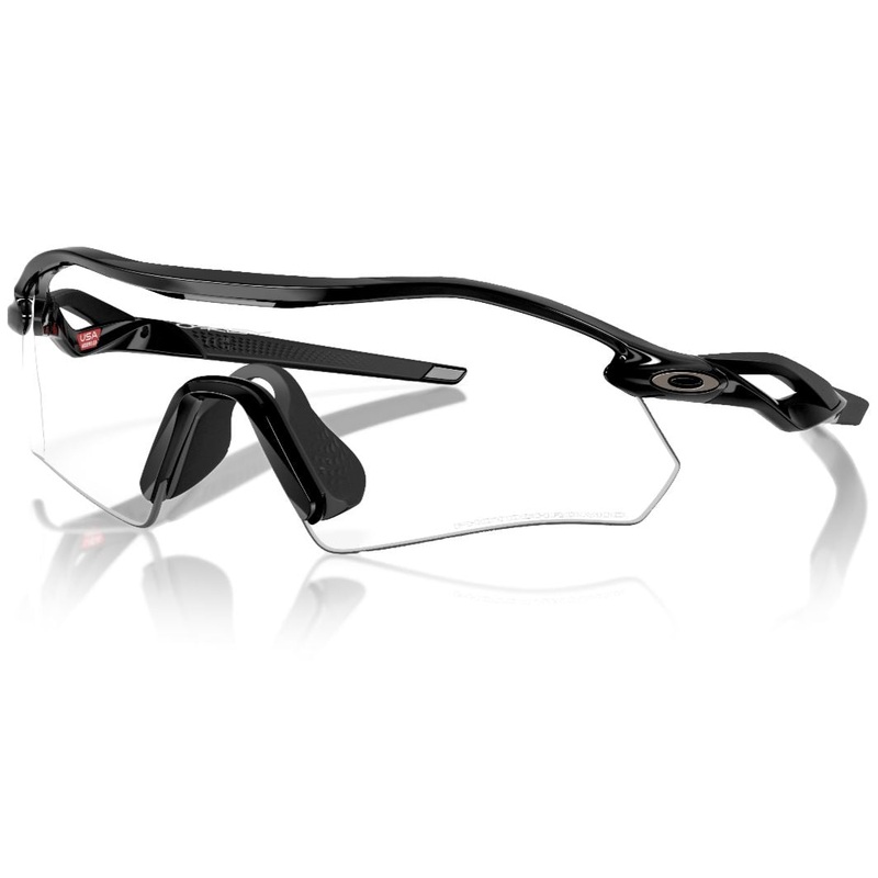Occhiali Oakley Radar Plate – Polished Black Clear to black Iridium Photochromic