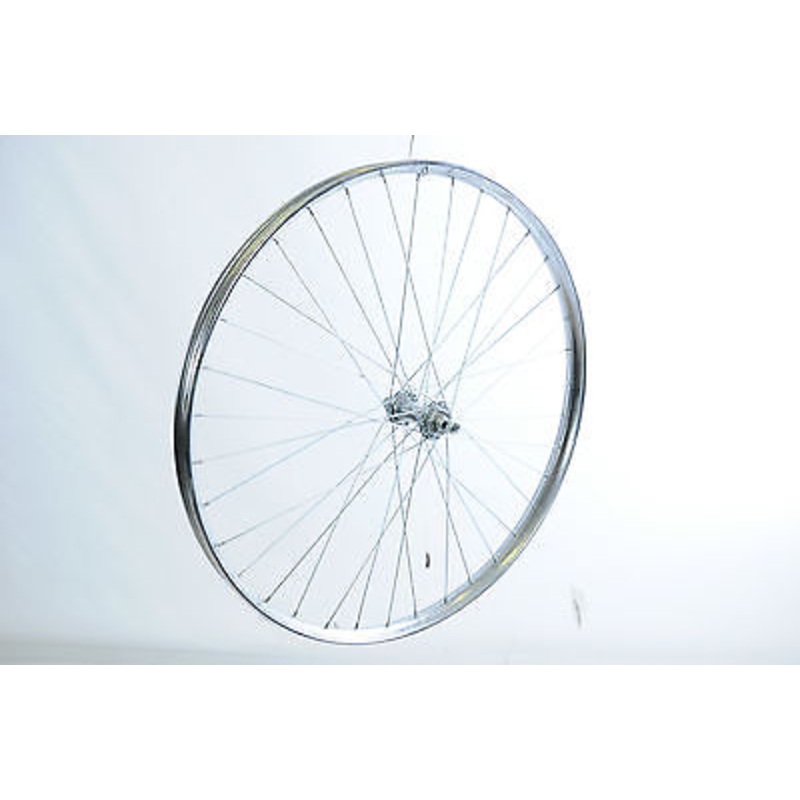 28 x 1 1-2 FRONT WHEEL VINTAGE ROADSTER BIKE WESTWOOD CHROME RIM ROD BRAKE NEW