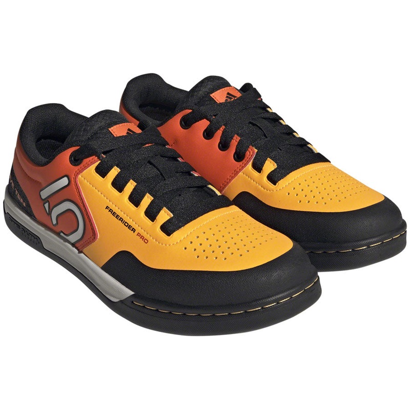Five Ten Freerider Pro Flat Shoes – Mens Solar Gold/Ftwr White/Impact Orange 11.5