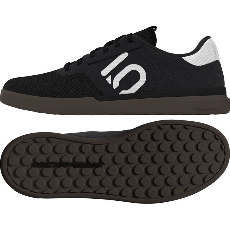 Five Ten Sleuth Canvas Flat Shoes – Men’s Core Black/Core Black/FTWR White 8