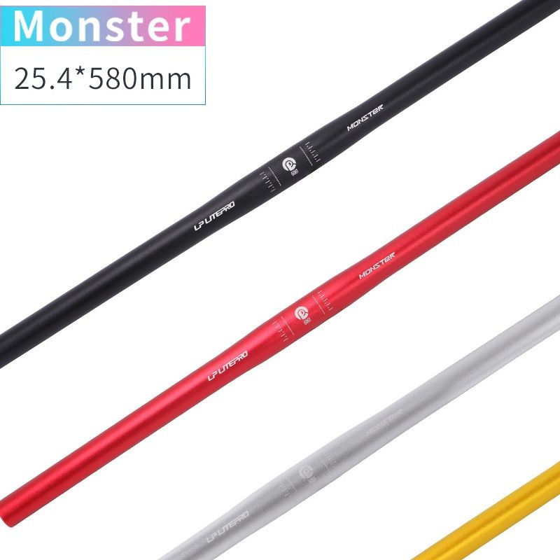 Lp Litepro Monster 25.4mm Aluminum Alloy Straight Handlebar – Folding Bicycle Handlebar for Modification