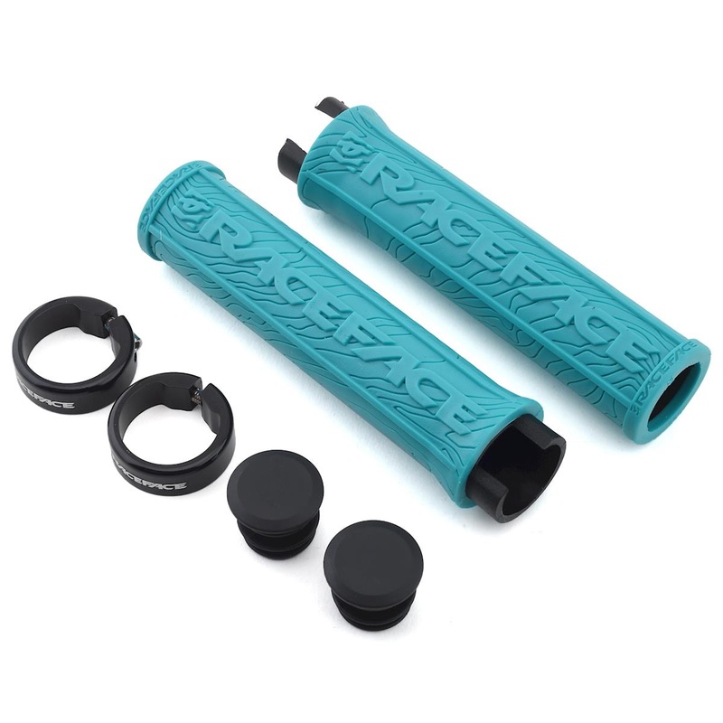 Race Face Half Nelson Lock-On Grips (Turquoise)