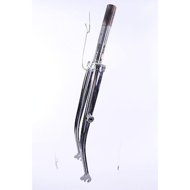 RARE 24 x 1 3-8 60’s-70’s-80’s RACING BIKE CHROME FORK 1 150mm STEERER F104C