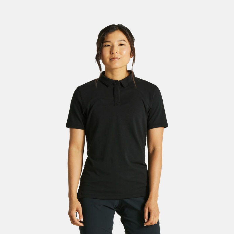 Women’s Legacy Polo|Black|XS|SM|MD|LG|XL