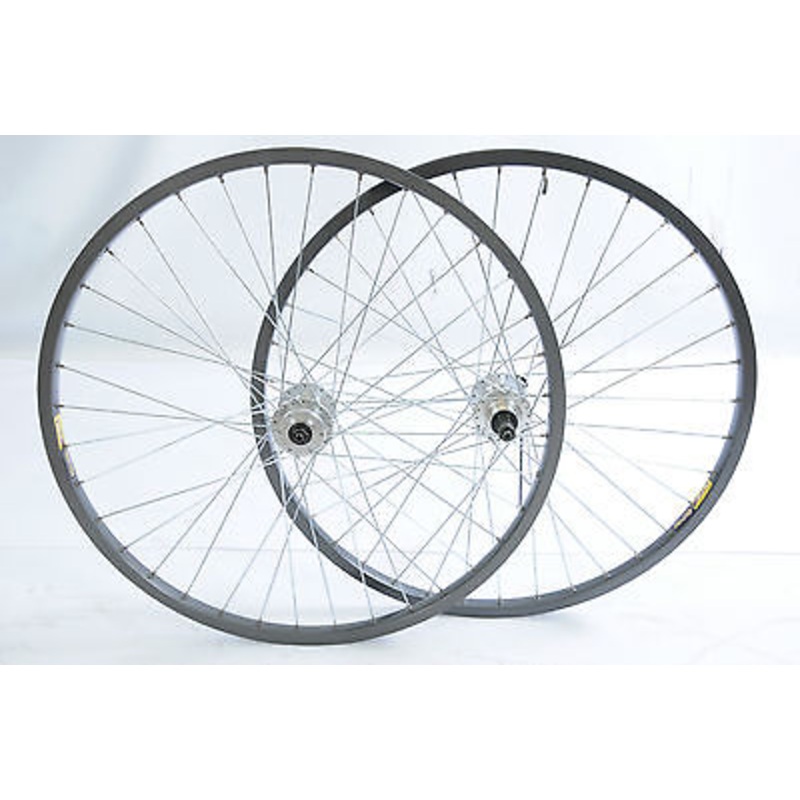 26 X 1.75 559 – 17 DISC HUB MTB DUAL WALL RIM WHEELS GREY 6, 7, 8 SPEED Q-R