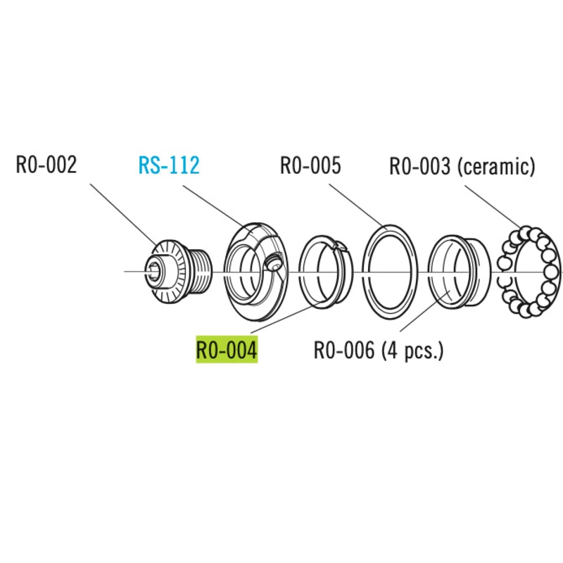 Fulcrum Part R0-004 Cone 4pcs|Fulcrum Part R0-004 Cone 4pcs