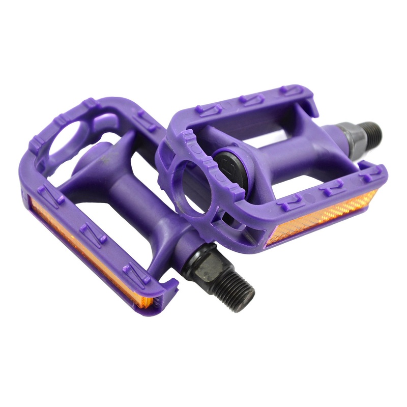 GIRLIE BIKE PURPLE PEDALS 1-2 SUIT RALEIGH MOLLY & 1214 GIRLS BIKES WITH OPC