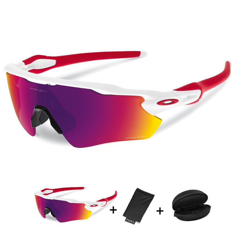Occhiali Oakley Radar EV Path – Polished White Prizm Road