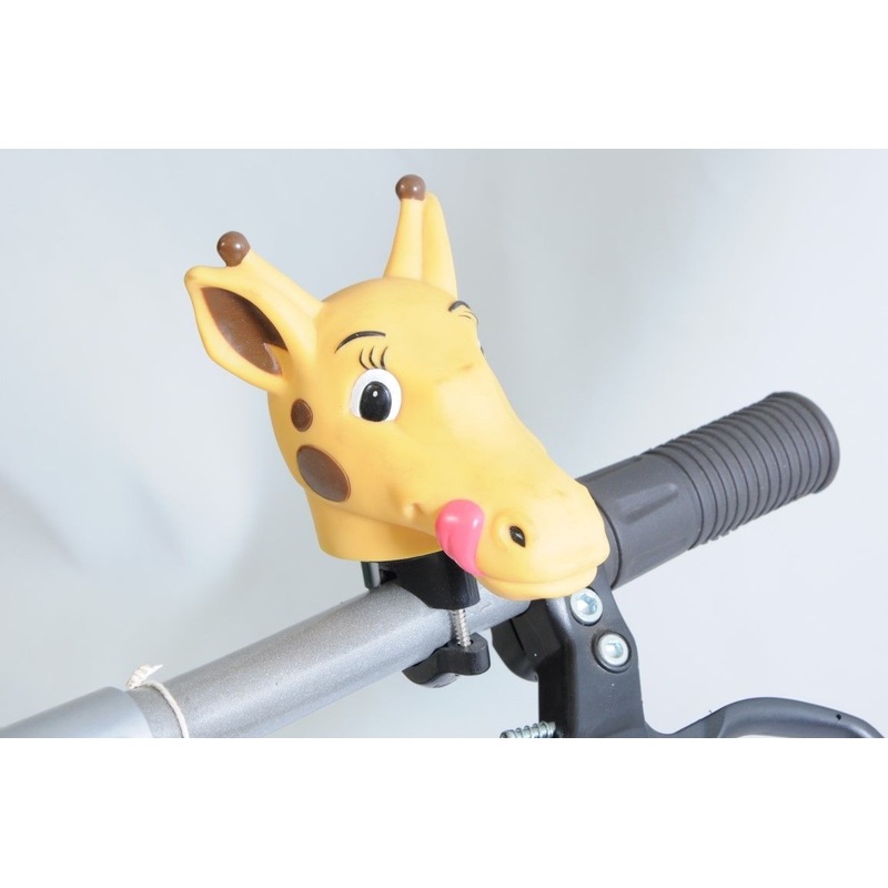 OLD STYLE SQUEEZY CHILDS PUSH HORN GIRAFFE FUN TOY CIRCUS ANIMAL NOS BARGAIN