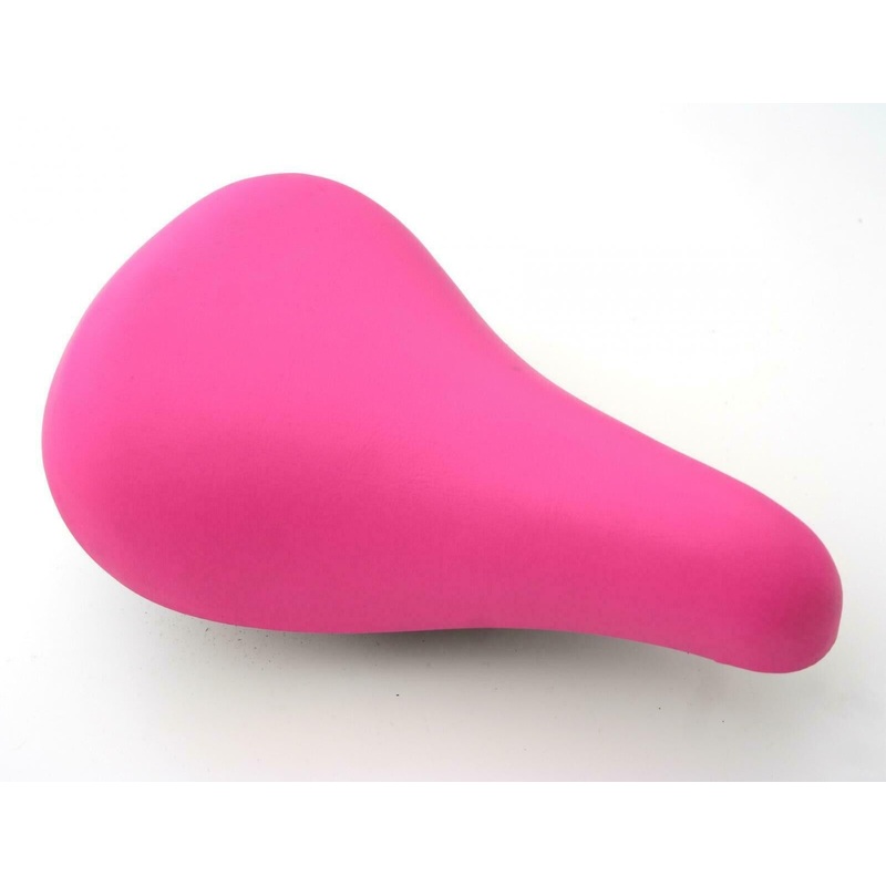 Pink Children’s Bicycle Kids Comfort Saddle With Seat Post Clamp