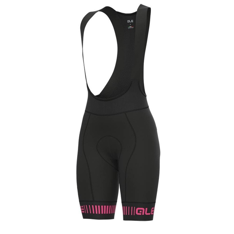 Al Strada PR-R Wmn Bibshorts Black/Pink XS