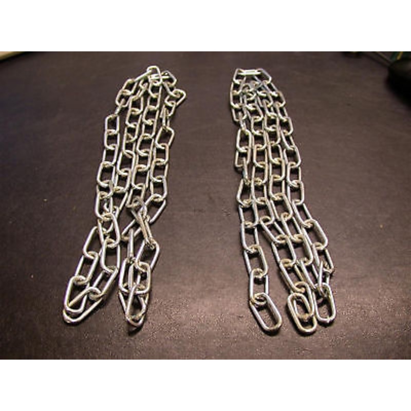 JOB LOT 20×1.2M 3MM x 21MM LINK CHAIN SECURITY-BONDAGE