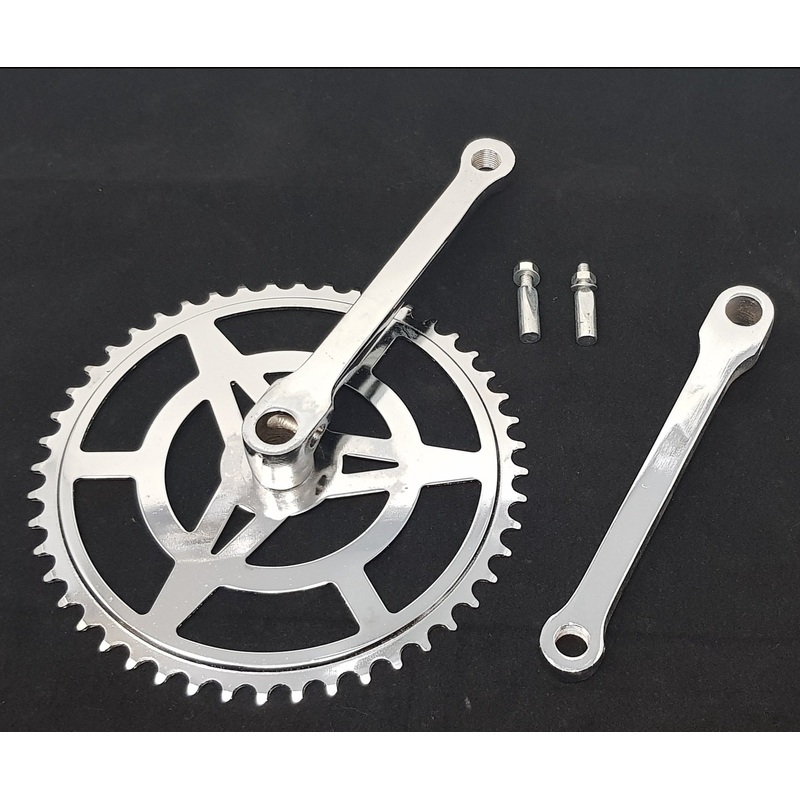 50’s,60’s,70’s,80’s TOWN BIKE 48 TEETH SINGLE 1-8 CP COTTERED CHAINSET 170mm