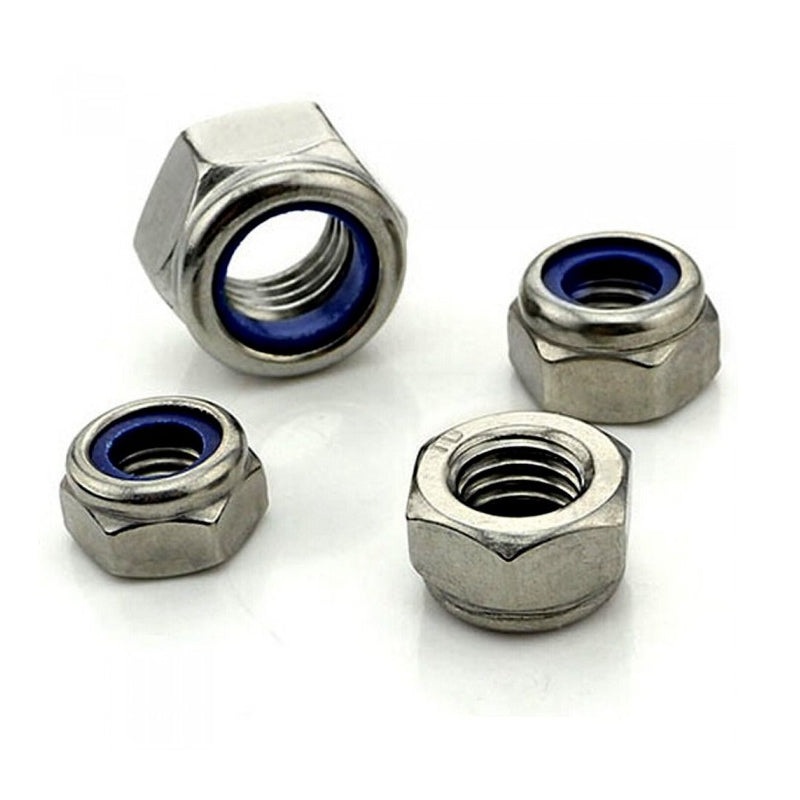 Metric Nyloc Nuts|NUT NYLOC 4MM (10)|NUT NYLOC ISO METRIC 5MM (10)|NUT NYLOC ISO METRIC 6MM (10)|NUT NYLOC ISO METRIC 8MM (10)|NUT NYLOC ISO METRIC 12MMX1.25P (10)|NUT NYLOC ISO METRIC 10MM 1.25 (10)