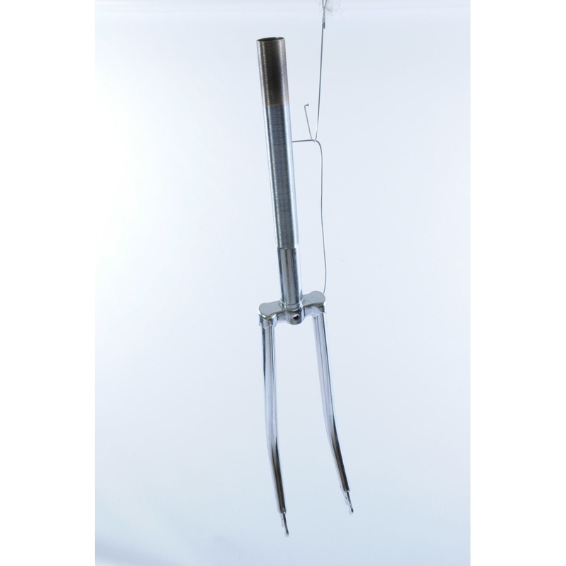 RARE 24 x 1 3-8 60’s-70’s-80’s RACING BIKE CHROME FORK 1 VERY LONG STEERER NOS