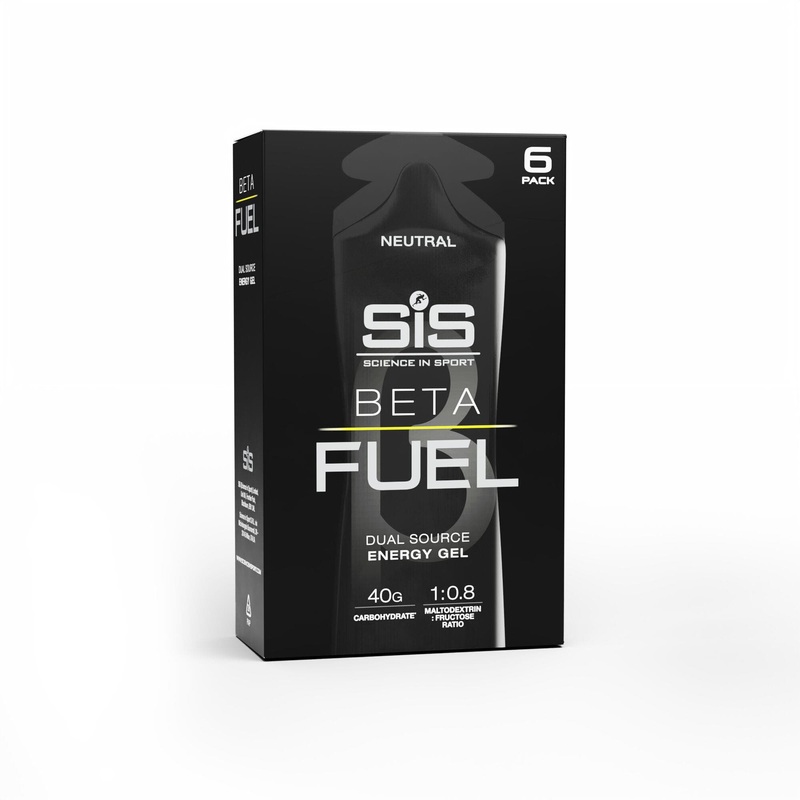 Science In Sport Beta Fuel Energy Gel – box of 6 gels – neutral