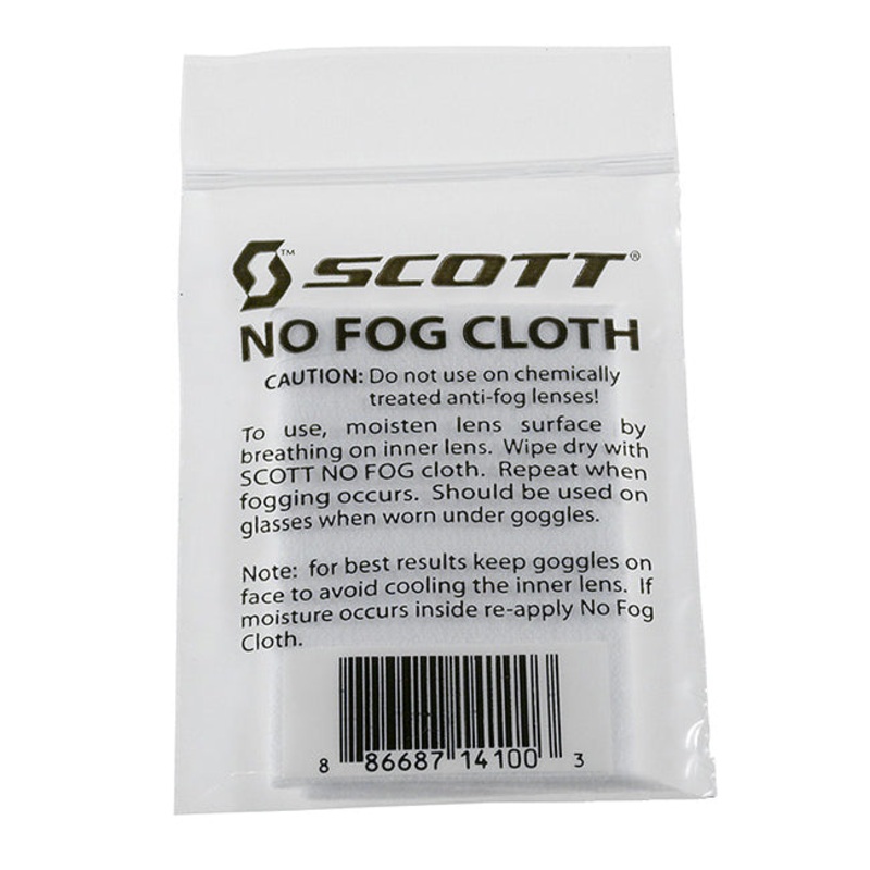 SCOTT No Fog Cloth.|No-Fog cloth single Scott Anti-Fog