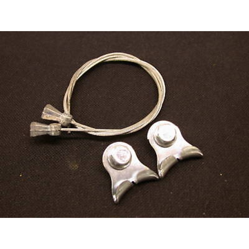 SET (2) CANTILEVER BIKE BRAKE YOKES-STRADDLE BRIDGES & WIRES,CANTI-CENTRE PULL