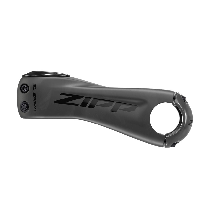 Zipp SL Sprint Stem|Zipp Stem SL Sprint 31.8mm Clamp, 12deg Rise, 110mm Length, 1-1/8″ Steerer Carbon with Matte Black Logos, Universal Face Plate A3|Zipp Stem SL Sprint 31.8mm Clamp, 12deg Rise, 120mm Length, 1-1/8″ Steerer Carbon with Matte Black Logos,
