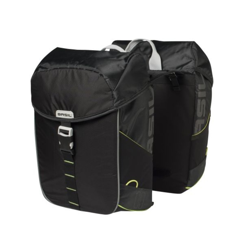 Basil – Miles Double Bag|BASIL MILES DOUBLE BAG, 34L, BLACK LIME
