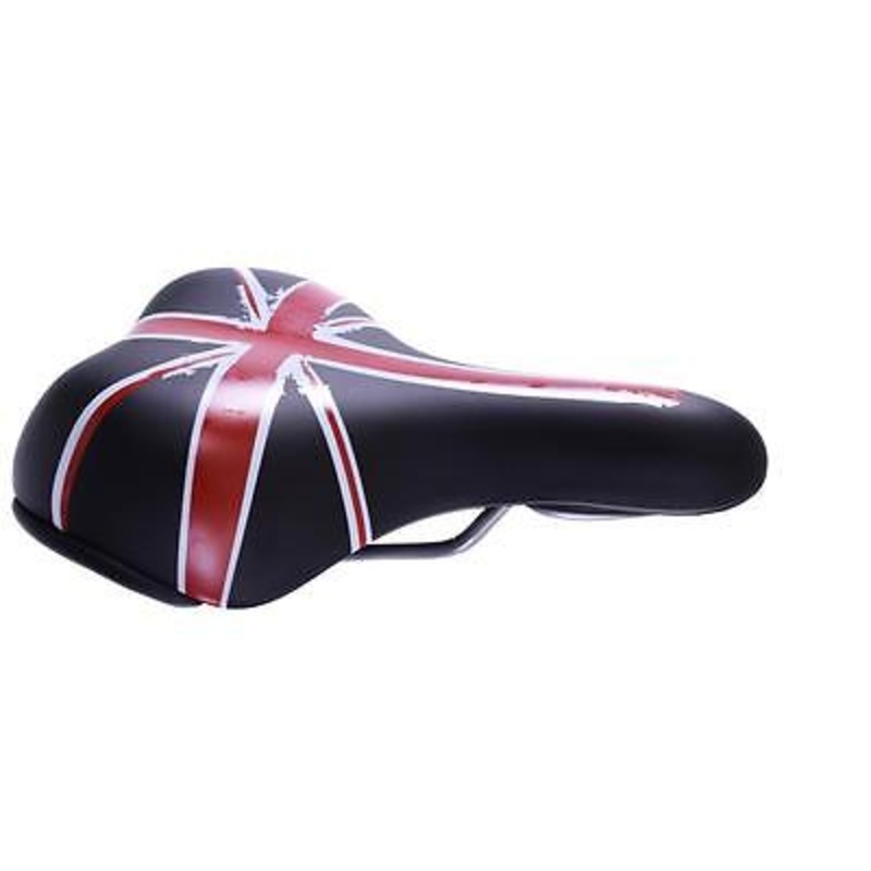 SELLE ROYAL UNISEX UNION JACK BIKE EXTRA COMFORT SADDLE BLACK SEAT