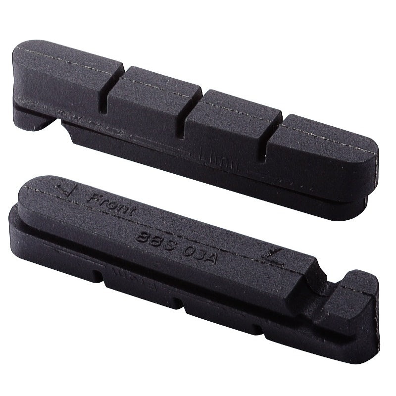 BBB – RoadStop|BBB ‘ROADSTOP’ CARTRIDGE RUBBER INSERTS  2pr|BBB ‘ROADSTOP’ OEM RUBBER INSERTS  OEM PACK  03A Pads  2pr|BBB ‘ROADSTOP’ OEM RUBBER INSERTS OEM PACK 03A Pads 50 pairs