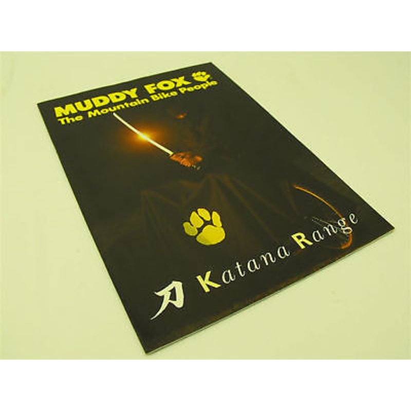 MUDDY FOX 1990 KATANA BICYCLE CATALOGUE NEW MINT LOW PRICE CYCLE MEMORABILIA